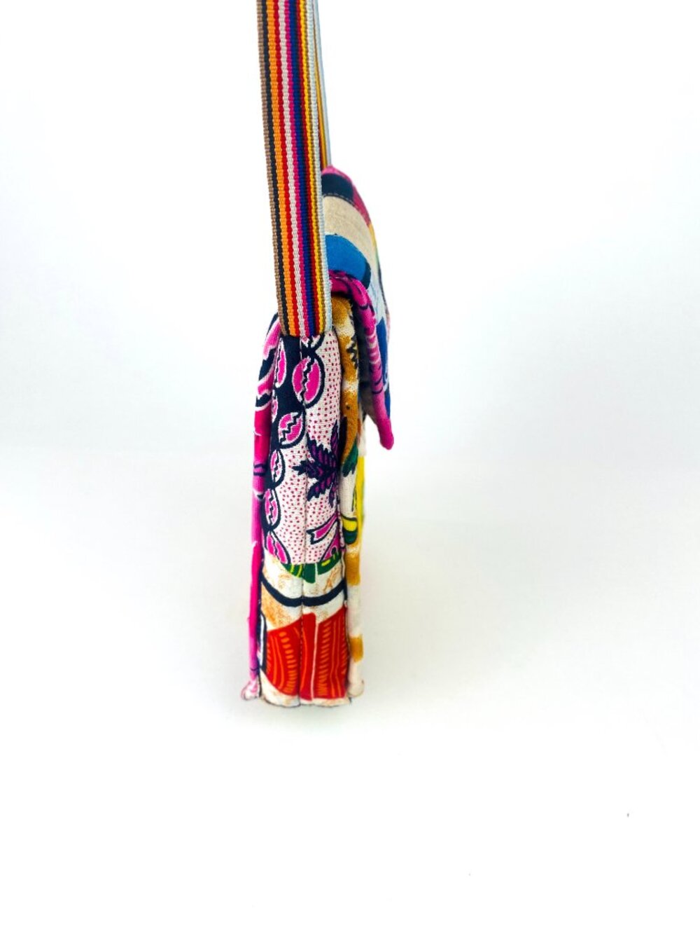 Handmade African Safari Print Patchwork Crossbody - Picture 7 of 11
